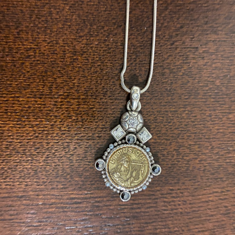 Brighton silver music pendant